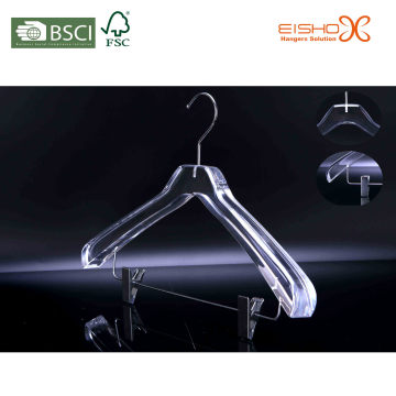 Deluxe Acrylic Coat Hanger for Boutiques and Garment Brands